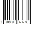 Barcode Image for UPC code 0049000686838