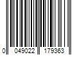 Barcode Image for UPC code 0049022179363