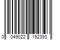 Barcode Image for UPC code 0049022192393