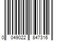 Barcode Image for UPC code 0049022847316