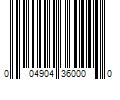 Barcode Image for UPC code 004904360000