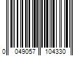 Barcode Image for UPC code 0049057104330