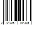 Barcode Image for UPC code 0049057104385