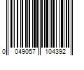 Barcode Image for UPC code 0049057104392