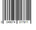 Barcode Image for UPC code 0049074017811