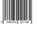 Barcode Image for UPC code 0049074021184