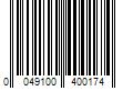 Barcode Image for UPC code 0049100400174