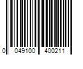 Barcode Image for UPC code 0049100400211