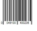 Barcode Image for UPC code 0049100400235