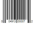 Barcode Image for UPC code 004913000072