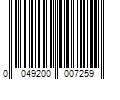 Barcode Image for UPC code 0049200007259