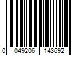 Barcode Image for UPC code 0049206143692