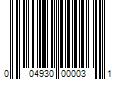 Barcode Image for UPC code 004930000031