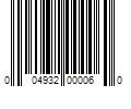 Barcode Image for UPC code 004932000060