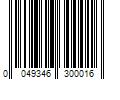 Barcode Image for UPC code 0049346300016