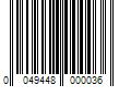 Barcode Image for UPC code 0049448000036