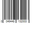 Barcode Image for UPC code 0049448132003. Product Name: Johnson Level & Tool Mfg  Co Inc Johnson Level & Tool 132 Plumb Bob  32 oz.  Brass Finish  1 Pack  Black