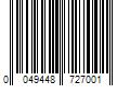 Barcode Image for UPC code 0049448727001