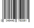 Barcode Image for UPC code 0049448750061