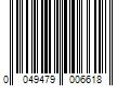 Barcode Image for UPC code 0049479006618