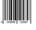 Barcode Image for UPC code 0049696125857