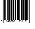 Barcode Image for UPC code 0049696931151