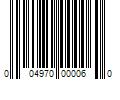 Barcode Image for UPC code 004970000060