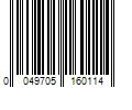 Barcode Image for UPC code 0049705160114. Product Name: 