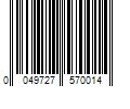 Barcode Image for UPC code 0049727570014