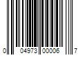 Barcode Image for UPC code 004973000067