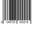 Barcode Image for UPC code 0049733000215