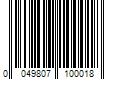 Barcode Image for UPC code 0049807100018