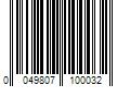 Barcode Image for UPC code 0049807100032