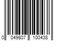 Barcode Image for UPC code 0049807100438