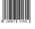 Barcode Image for UPC code 0049807101602