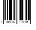 Barcode Image for UPC code 0049807109301