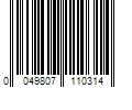 Barcode Image for UPC code 0049807110314