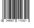 Barcode Image for UPC code 0049807110321