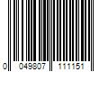 Barcode Image for UPC code 0049807111151