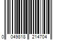 Barcode Image for UPC code 0049818214704