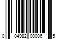 Barcode Image for UPC code 004982000065