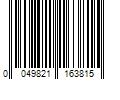 Barcode Image for UPC code 0049821163815