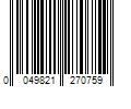 Barcode Image for UPC code 0049821270759