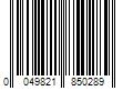 Barcode Image for UPC code 0049821850289