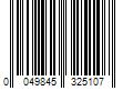 Barcode Image for UPC code 0049845325107