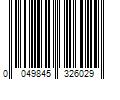 Barcode Image for UPC code 0049845326029