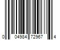 Barcode Image for UPC code 004984729674