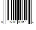 Barcode Image for UPC code 005000003174