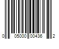 Barcode Image for UPC code 005000004362