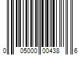 Barcode Image for UPC code 005000004386